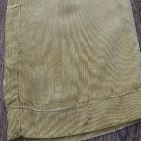 Forte Forte Pants Yellow mini corduroy straight flat front pants size 4 - Picture 4 of 12